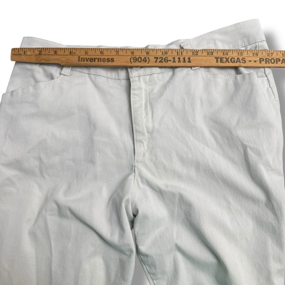 Lee At The Waist Women Size 14 Medium (34x30) Straight Leg Casual Pants Beige - Picture 5 of 14